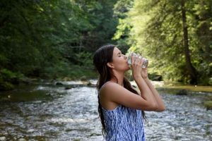 drinking water for skin glow